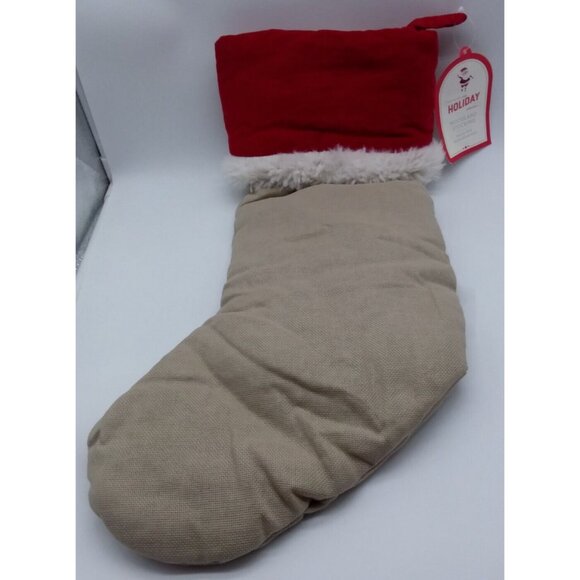 Pottery Barn Kids Mom Angel Woodland Christmas Holiday Stocking Quilted Xmas - Picture 7 of 9